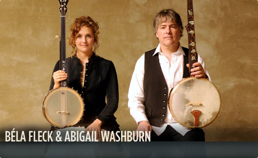 Béla Fleck with Abigail Washburn in concert
